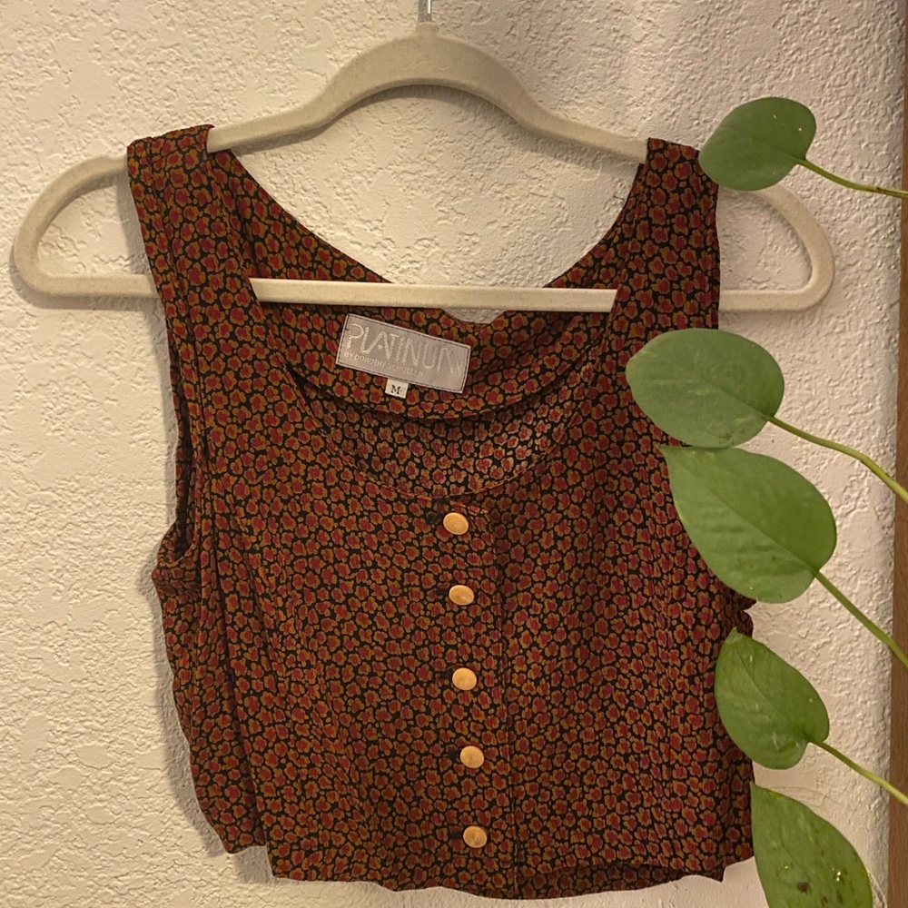 Vintage Burnt Orange Top